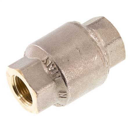G 3/8'' Laiton Nickelé Clapet Anti Retour 20 Bar (290 Psi) NBR