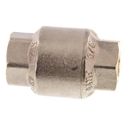 G 3/8'' Laiton Nickelé Clapet Anti Retour 20 Bar (290 Psi) NBR