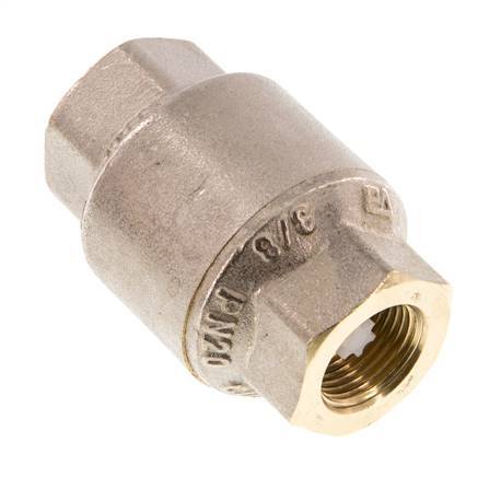 G 3/8'' Laiton Nickelé Clapet Anti Retour 20 Bar (290 Psi) NBR