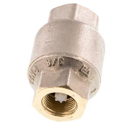 G 3/8'' Laiton Nickelé Clapet Anti Retour 20 Bar (290 Psi) NBR