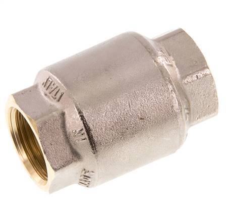 G 3/4'' Nickel-Plated Brass Check Valve 20 bar (290 psi) NBR