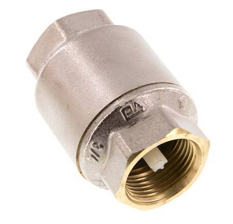 G 3/4'' Nickel-Plated Brass Check Valve 20 bar (290 psi) NBR
