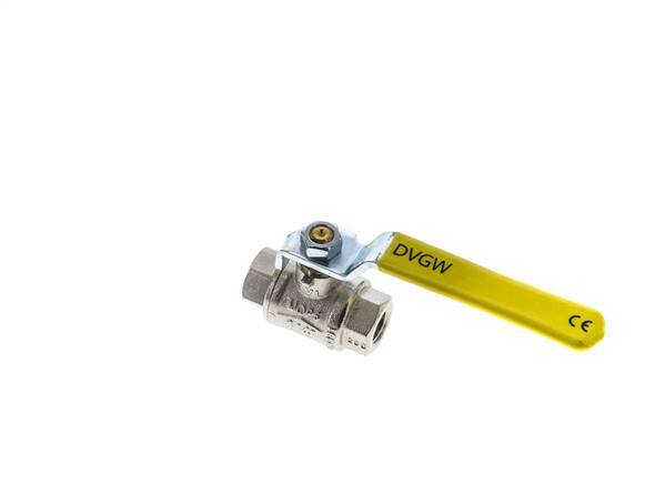 Robinet à Boisseau Sphérique En Laiton à 2 Voies Pour Oxygène Rp 1/4 Pouces PN 63