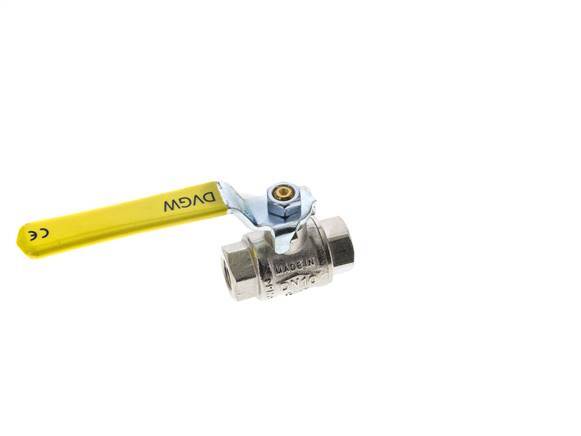 Robinet à Boisseau Sphérique En Laiton à 2 Voies Pour Oxygène Rp 1/4 Pouces PN 63