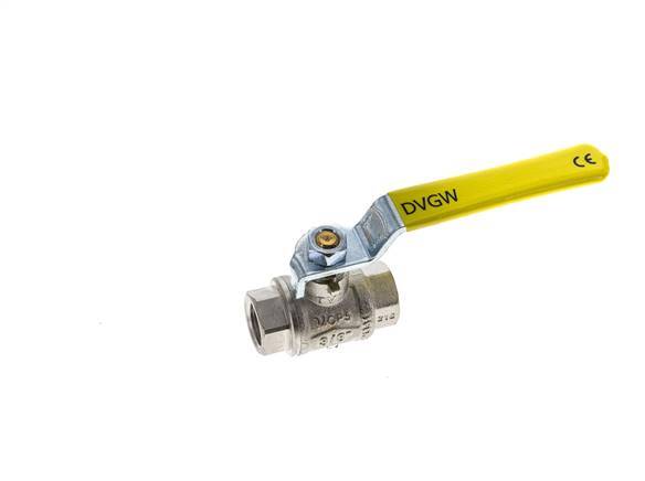 Robinet à Boisseau Sphérique En Laiton à 2 Voies Pour Oxygène Rp 3/8 Pouces PN 63