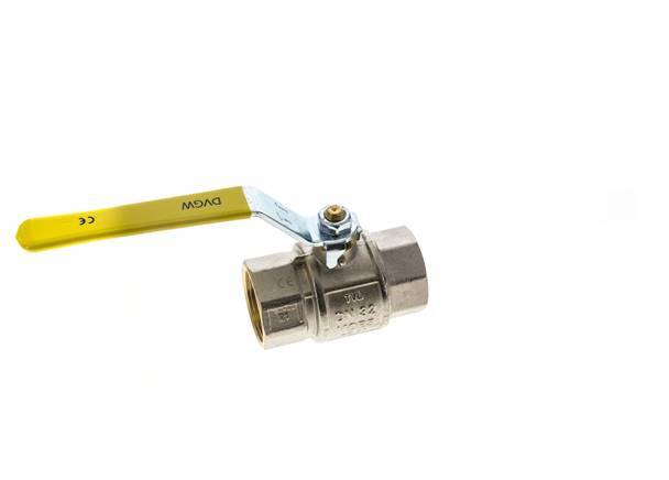 Robinet à Boisseau Sphérique En Laiton à 2 Voies Pour Oxygène Rp 1-1/4 Pouces PN 30