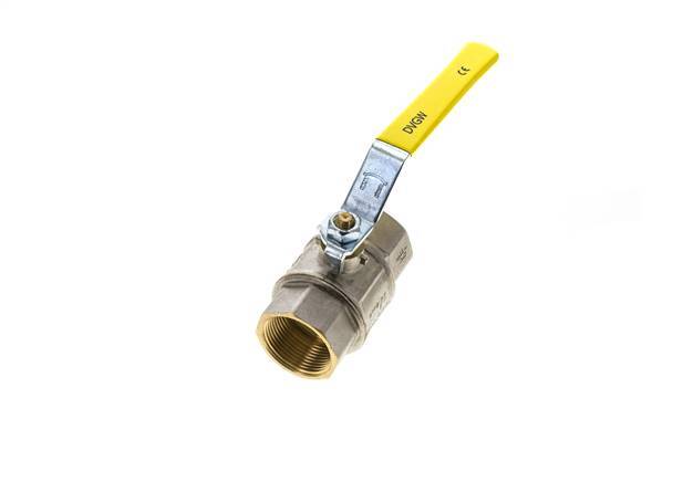 Robinet à Boisseau Sphérique En Laiton à 2 Voies Pour Oxygène Rp 1-1/4 Pouces PN 30