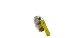 Robinet à Boisseau Sphérique En Laiton à 2 Voies Pour Oxygène Rp 1-1/2 Pouces PN 25