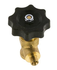 G 1/8'' Robinet à boisseau sphérique laiton coudé 40 bar avec volant