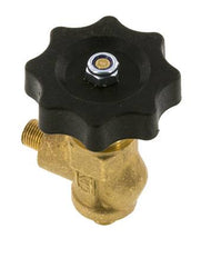 G 1/8'' Robinet à boisseau sphérique laiton coudé 40 bar avec volant