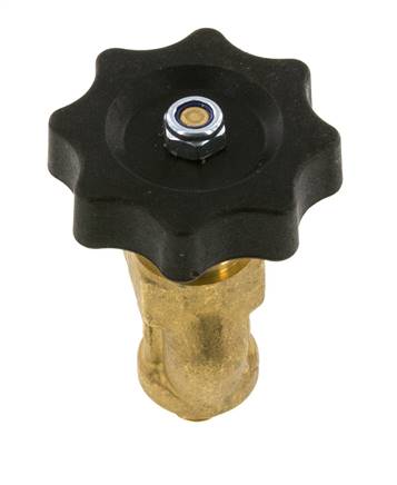 G 1/8'' Robinet à boisseau sphérique laiton coudé 40 bar avec volant