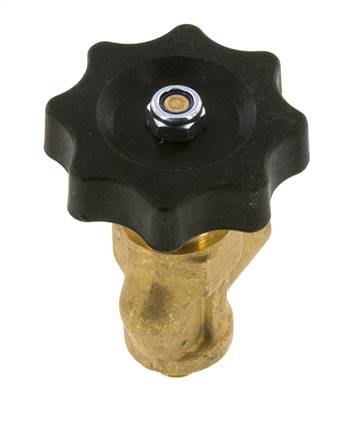 G 1/8'' Robinet à boisseau sphérique laiton coudé 40 bar avec volant