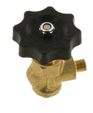G 1/8'' Robinet à boisseau sphérique laiton coudé 40 bar avec volant