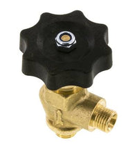G 1/4'' Robinet à boisseau sphérique laiton coudé 40 bar avec volant
