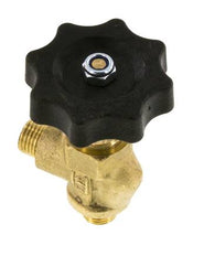G 1/4'' Robinet à boisseau sphérique laiton coudé 40 bar avec volant