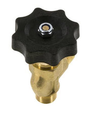 G 3/8'' Robinet à boisseau sphérique laiton coudé 40 bar avec volant
