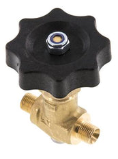 G 1/8'' Robinet à boisseau sphérique laiton filetage mâle 40 bar avec volant