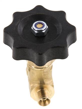 G 1/8'' Robinet à boisseau sphérique laiton filetage mâle 40 bar avec volant