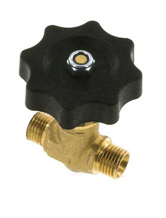 G 1/4'' Robinet à boisseau sphérique laiton filetage mâle 40 bar avec volant
