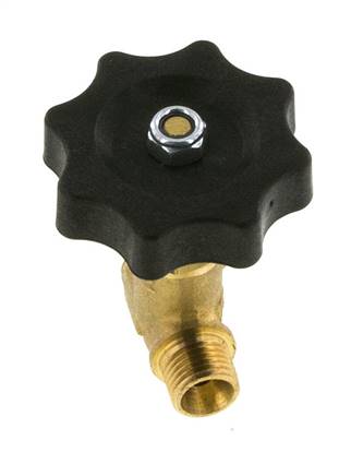 G 1/4'' Robinet à boisseau sphérique laiton filetage mâle 40 bar avec volant