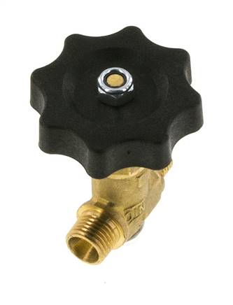 G 1/4'' Robinet à boisseau sphérique laiton filetage mâle 40 bar avec volant