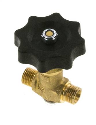 G 1/4'' Robinet à boisseau sphérique laiton filetage mâle 40 bar avec volant