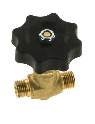 G 1/4'' Robinet à boisseau sphérique laiton filetage mâle 40 bar avec volant