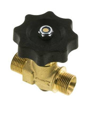 G 3/8'' Robinet à boisseau sphérique laiton filetage mâle 40 bar avec volant