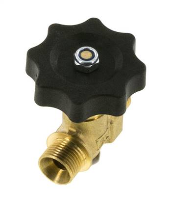 G 3/8'' Robinet à boisseau sphérique laiton filetage mâle 40 bar avec volant