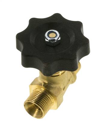 G 3/8'' Robinet à boisseau sphérique laiton filetage mâle 40 bar avec volant