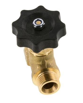 G 1/2'' Robinet à boisseau sphérique laiton filetage mâle 40 bar avec volant