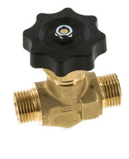 G 1/2'' Robinet à boisseau sphérique laiton filetage mâle 40 bar avec volant