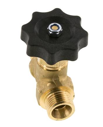 G 1/2'' Robinet à boisseau sphérique laiton filetage mâle 40 bar avec volant
