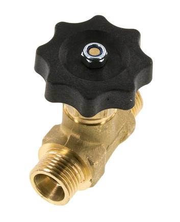 G 1/2'' Robinet à boisseau sphérique laiton filetage mâle 40 bar avec volant