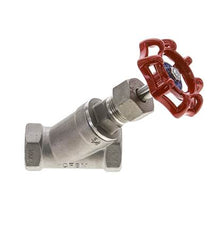 G 3/4'' Vanne à siège incliné inox 40 bar