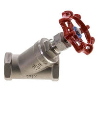 G 1-1/4'' Vanne à siège incliné inox 40 bar