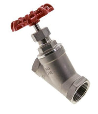 G 1-1/4'' Vanne à siège incliné inox 40 bar