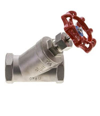 G 1-1/2'' Vanne à siège incliné inox 40 bar