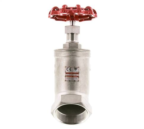 G 2'' Vanne à siège incliné inox 40 bar