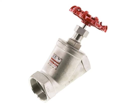 G 2'' Vanne à siège incliné inox 40 bar
