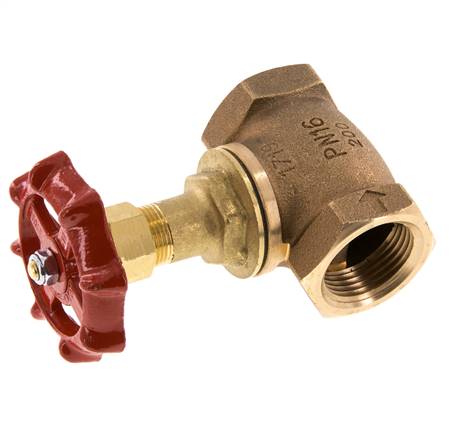G 1'' Robinet à soupape bronze 16 bar