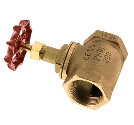 G 1-1/2'' Robinet à soupape bronze 16 bar