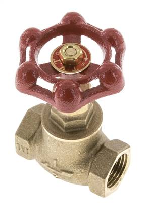 G 1/2'' Robinet à soupape laiton 10 bar