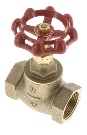G 1-1/4'' Robinet à soupape laiton 10 bar