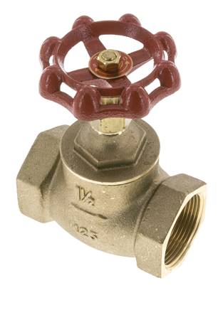 G 1-1/2'' Robinet à soupape laiton 10 bar