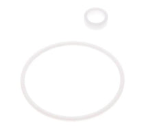 Kit de joints PTFE pour filtre à tamis 1-1/4", maille 0,8mm, DIN 3202-M8 [2 pièces]