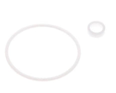Kit de joints PTFE pour filtre à tamis 1-1/4", maille 0,8mm, DIN 3202-M8 [2 pièces]