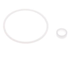 Kit de joints PTFE pour filtre à tamis 1-1/4", maille 0,8mm, DIN 3202-M8 [2 pièces]