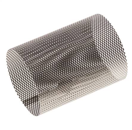 Tamis de rechange pour filtre à tamis, acier inoxydable, maille 0,5mm, 36x50mm [2 pièces]
