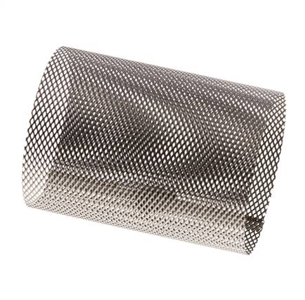 Tamis de rechange pour filtre à tamis, acier inoxydable, maille 0,5mm, 36x50mm [2 pièces]
